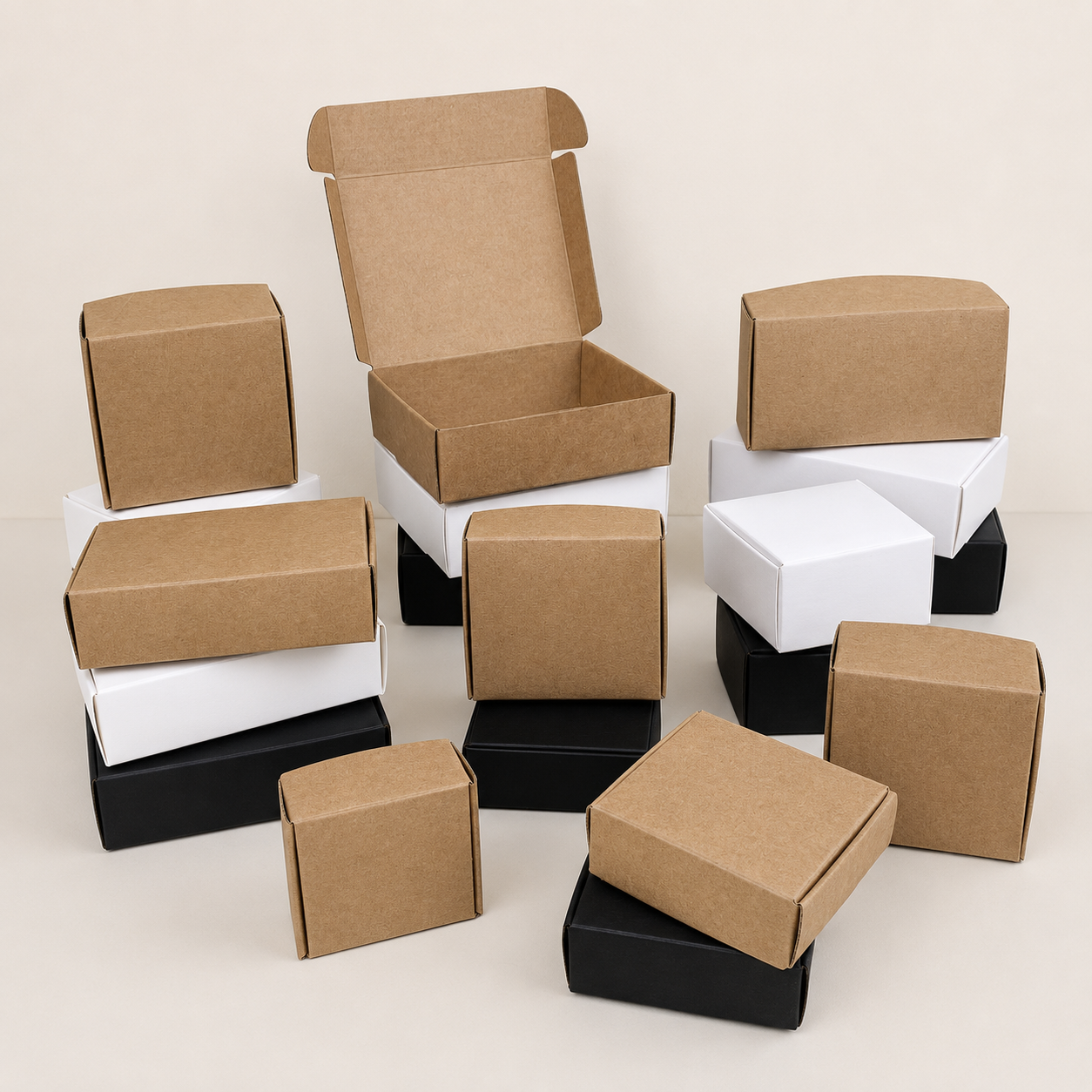 10pc Square / Rectangle Kraft Box / Carton Box / Gift Box