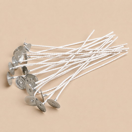 15cm Braided Cotton & Paper Wick (Pack of 20)
