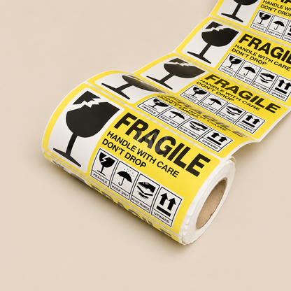 Fragile (Handle with care) Stickers