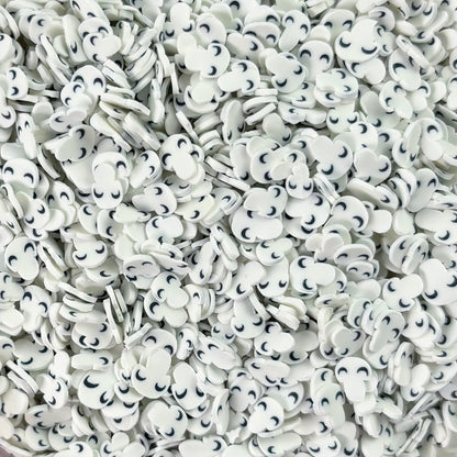 NOT EDIBLE! Food-themed Polymer Sprinkles for Slime and other crafts - Cereal | Egg | Sushi | Maki | Gummy worms | Onion | Mushroom | Fries | Salad | Burger | Ice Cream | Cupcake