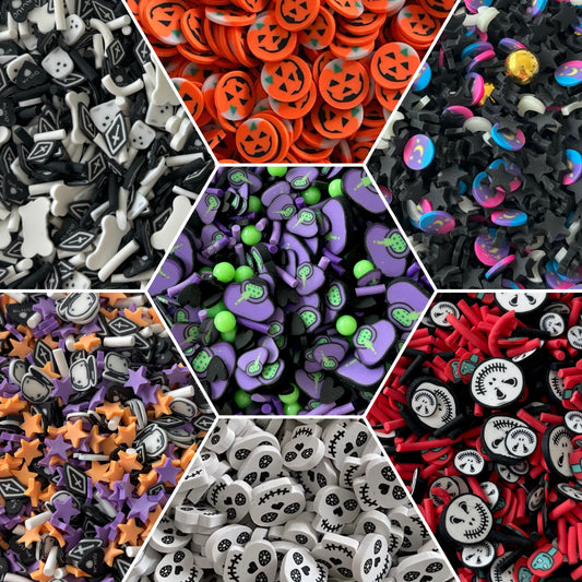 NOT EDIBLE! Halloween-themed Plastic Polymer Sprinkles