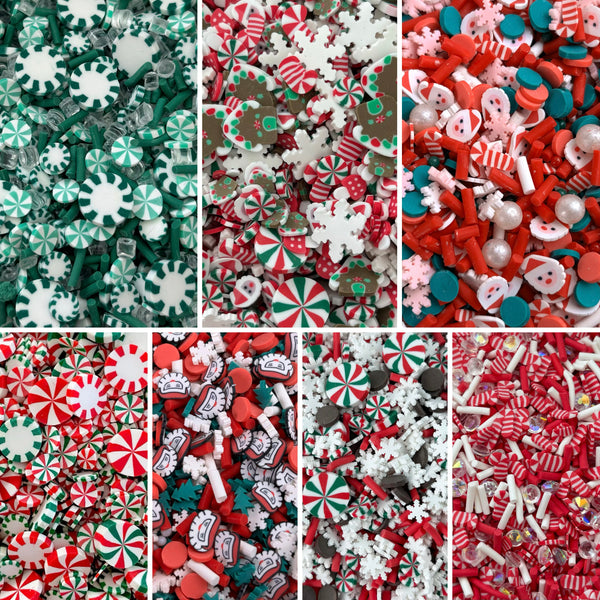 Christmas-themed Sprinkles for slime and other crafts