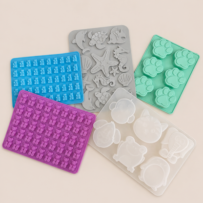 Animal-themed Silicone Mold for DIY Crafts - Paw | Ocean | Sea | Gummy Bear