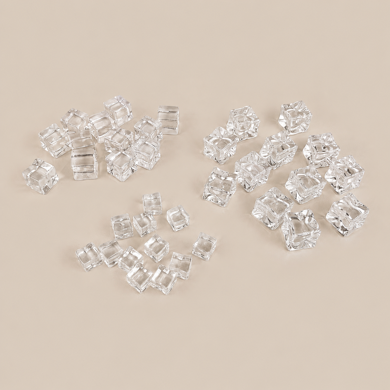 12pc Fake Ice Cube Topper - 12mm | 15mm | 18mm