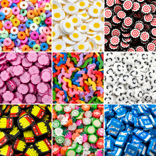 NOT EDIBLE! Food and Beverage Themed Polymer Sprinkles for Slime and other crafts