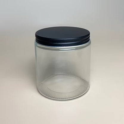 Transparent Glass Candle Jar 120ml / 200ml / 250ml /500ml