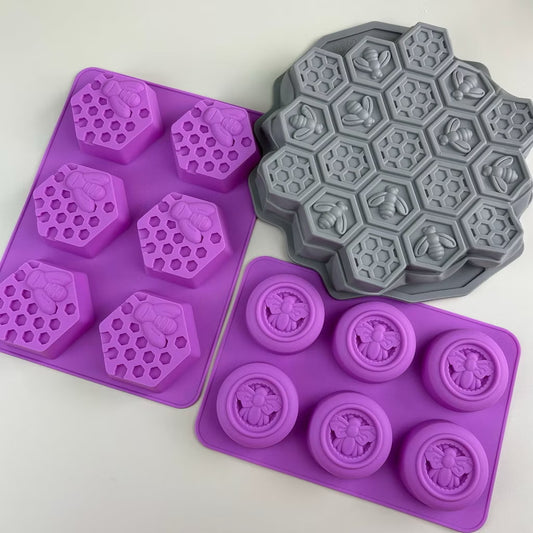 Bee Honeycomb Silicone Molds Silicone Mold for DIY Candle and Soap Making