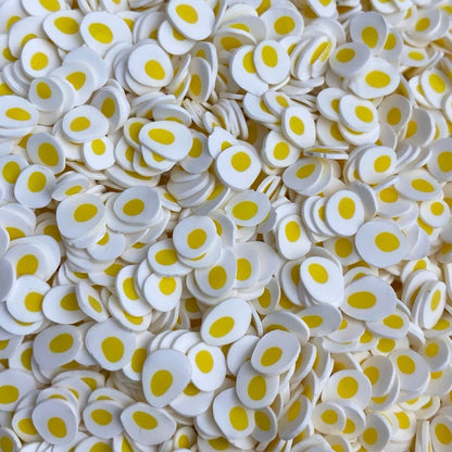 NOT EDIBLE! Food-themed Polymer Sprinkles for Slime and other crafts - Cereal | Egg | Sushi | Maki | Gummy worms | Onion | Mushroom | Fries | Salad | Burger | Ice Cream | Cupcake