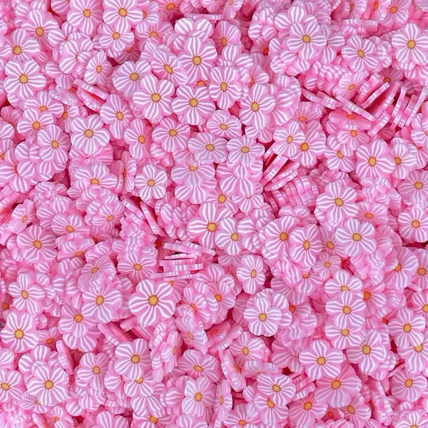 Sakura / Sunflower Floral Polymer Slices for slime and other crafts