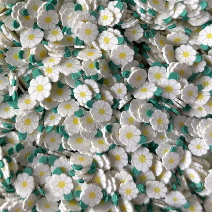 Sakura / Sunflower Floral Polymer Slices for slime and other crafts
