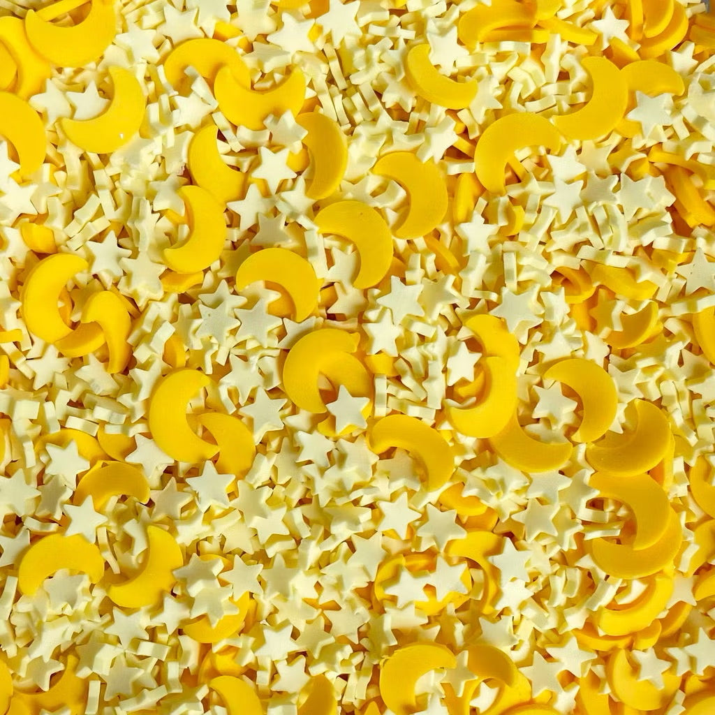 NOT EDIBLE! Celestial-themed Sprinkles for Slime Star | Moon | Rainbow | Snowflake | Unicorn | Cloud - 10g / 50g