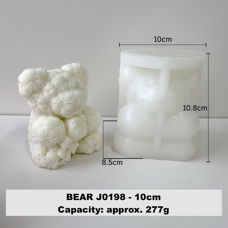 3D Silicone Mold for candles - Bear | Llama | Cat