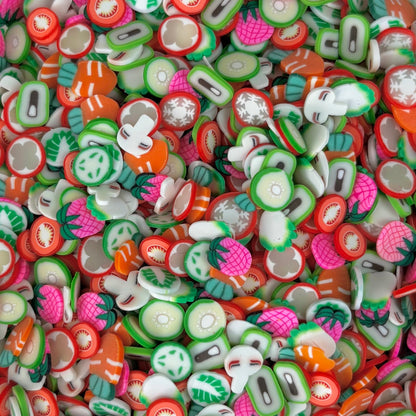 NOT EDIBLE! Food-themed Polymer Sprinkles for Slime and other crafts - Cereal | Egg | Sushi | Maki | Gummy worms | Onion | Mushroom | Fries | Salad | Burger | Ice Cream | Cupcake