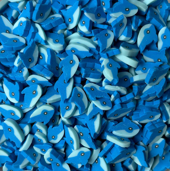 Animal-themed Polymer Sprinkles for crafts - Mickey Mouse | Dolphin | Penguin | Ladybug | Gold fish | Frog | Taiyaki | Butterfly
