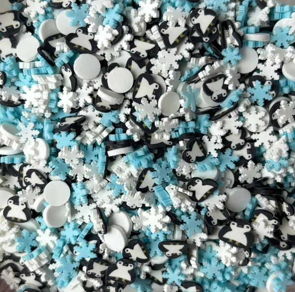 Animal-themed Polymer Sprinkles for crafts - Mickey Mouse | Dolphin | Penguin | Ladybug | Gold fish | Frog | Taiyaki | Butterfly