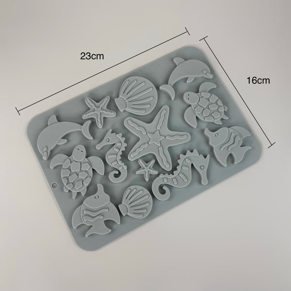 Sea-themed Silicone Mold - Shell | Starfish | Seahorse | etc