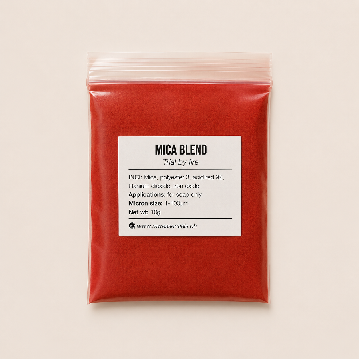 Trial by Fire Red Mica Powder 10g