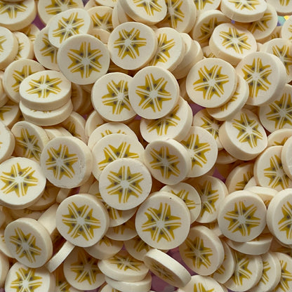 Plastic Polymer Fimo Fruit Slices for crafts (10mm)