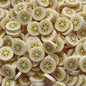 Plastic Polymer Fimo Fruit Slices for crafts (10mm)