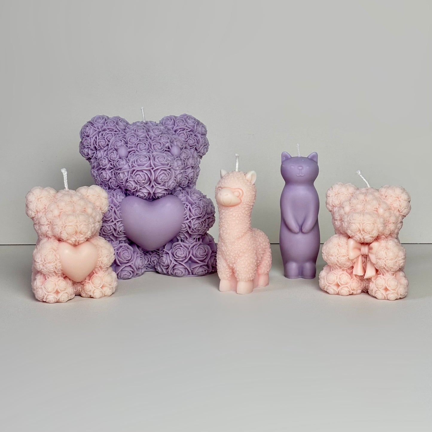 3D Silicone Mold for candles - Bear | Llama | Cat