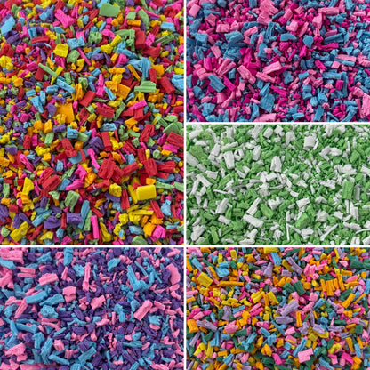 NOT EDIBLE! PLASTIC Candy Crumbs Sprinkles for crafts - NOT EDIBLE