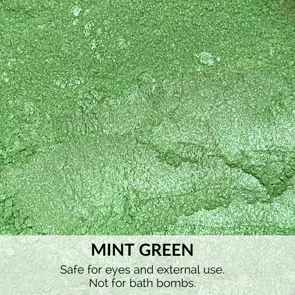 Green Mica Powder for Soap, Cosmetics, Resin, Slime - 5g / 25g