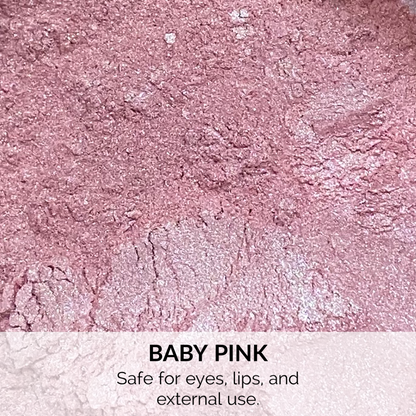 Pink/Red Mica Powder for Soap, Cosmetics, Resin, Slime - 5g / 25g