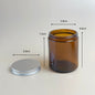 WHOLESALE Amber Glass Candle Jar 100ml / 200ml / 250ml / 500ml