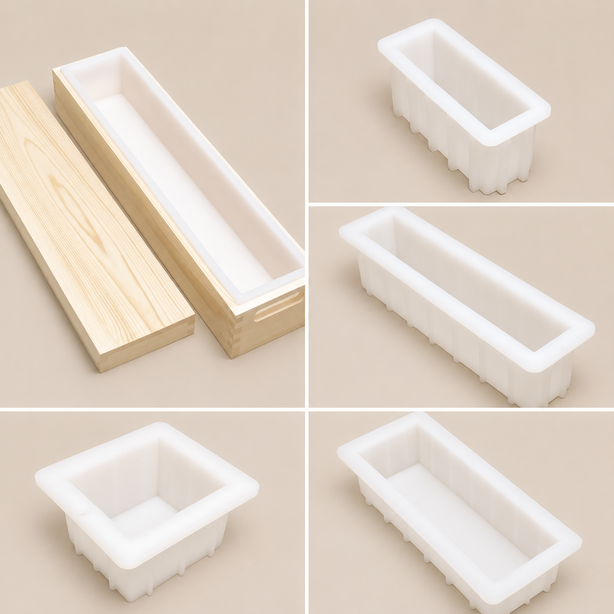Silicone Loaf Soap Molds