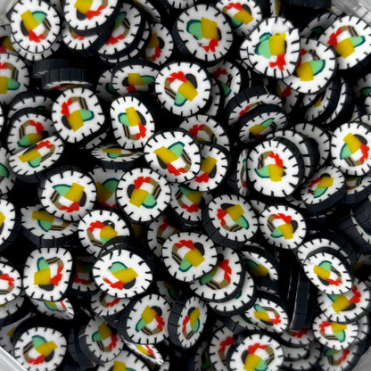 NOT EDIBLE! Food-themed Polymer Sprinkles for Slime and other crafts - Cereal | Egg | Sushi | Maki | Gummy worms | Onion | Mushroom | Fries | Salad | Burger | Ice Cream | Cupcake