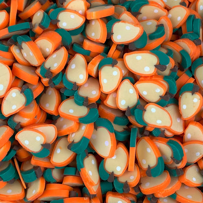 Plastic Polymer Fimo Fruit Slices for crafts (10mm)