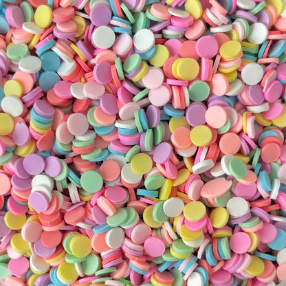 NOT EDIBLE! Plastic Polymer Round Confetti Sprinkles for slime and other crafts