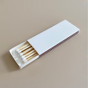 Long Matchsticks for Decorative / Scented Candles - Plain white