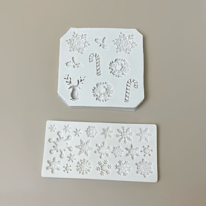 Christmas / Snowflake Fondant Silicone Mold