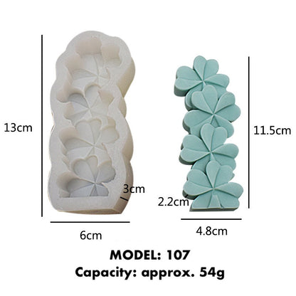 Assorted Wavy Pillar Silicone Mold