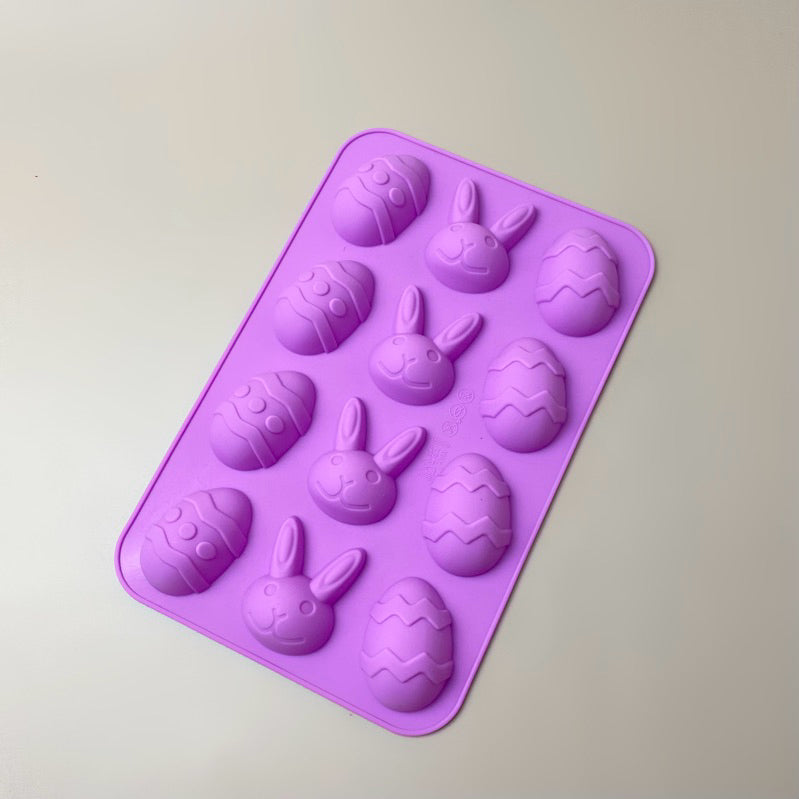 Easter-themed Bunny Egg Silicone Mold