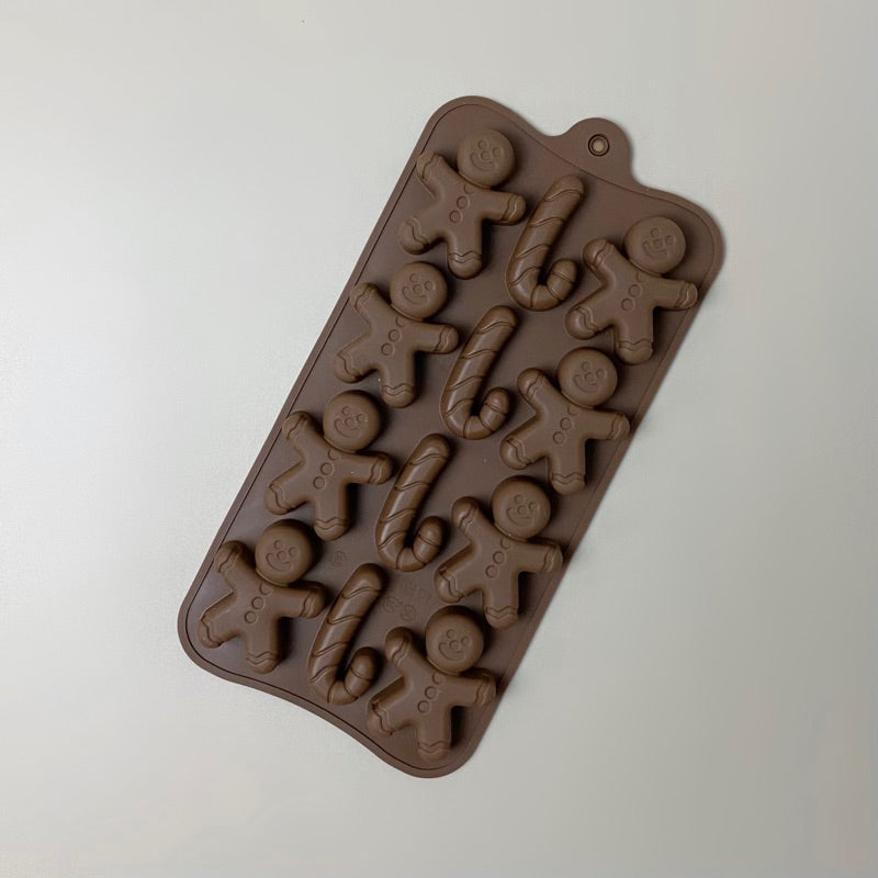 Christmas-themed Silicone Mold Silicone Mold for DIY Candle and Soap Making