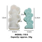 Assorted Wavy Pillar Silicone Mold