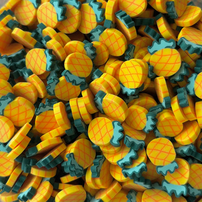 Plastic Polymer Fimo Fruit Slices for crafts (10mm)