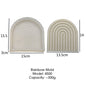 Rainbow Pillar Candle Silicone Mold