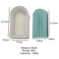 Rainbow Pillar Candle Silicone Mold