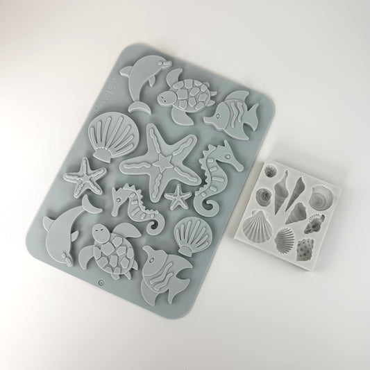Sea-themed Silicone Mold - Shell | Starfish | Seahorse | etc