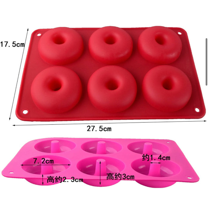 Donut Silicone Mold - 6 | 8 | 18-cavity