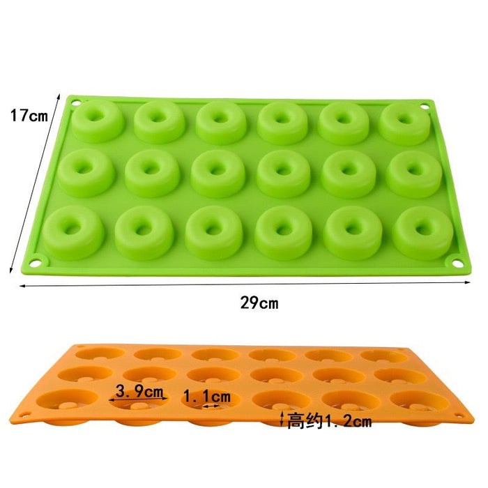 Donut Silicone Mold - 6 | 8 | 18-cavity