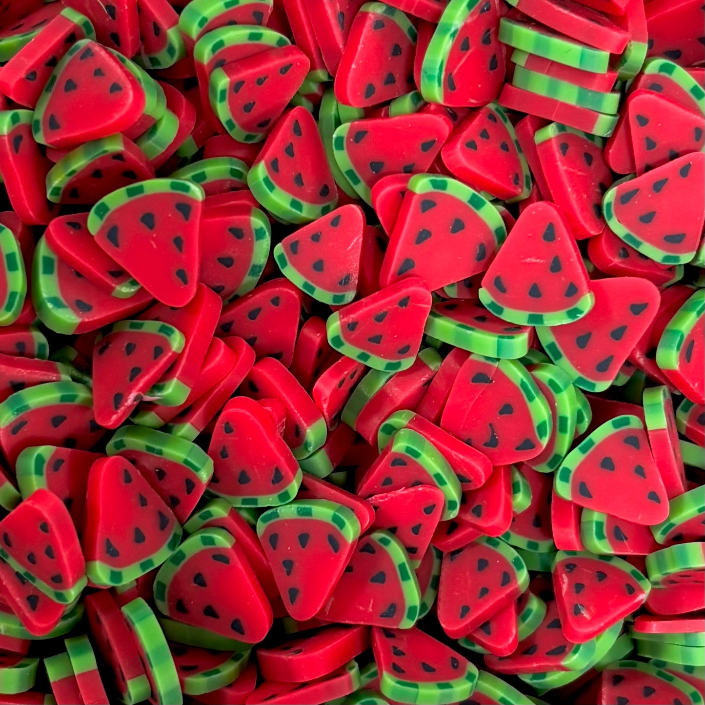 Plastic Polymer Fimo Fruit Slices for crafts (10mm)