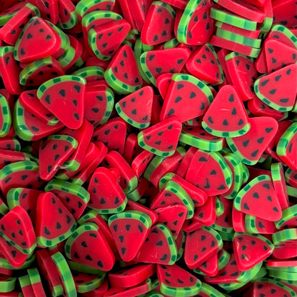 Plastic Polymer Fimo Fruit Slices for crafts (10mm)