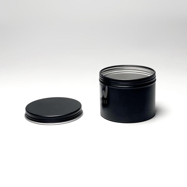 100G Aluminum Jar Black Packaging