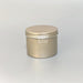 100G Aluminum Jar Light Gold Packaging