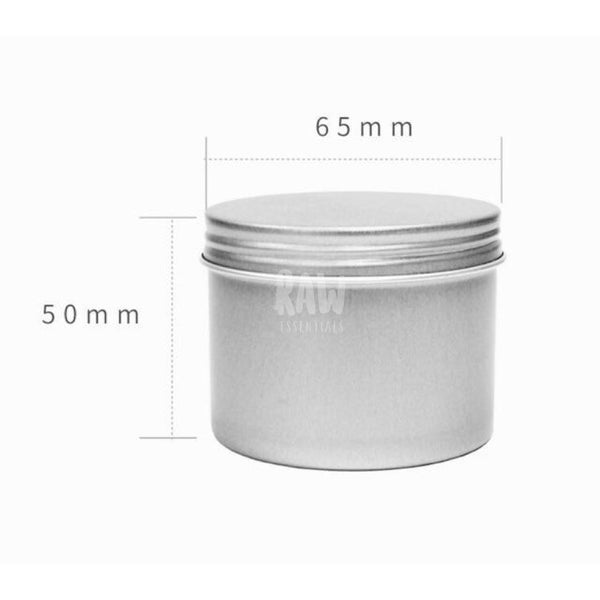 100G Aluminum Jar Silver Packaging