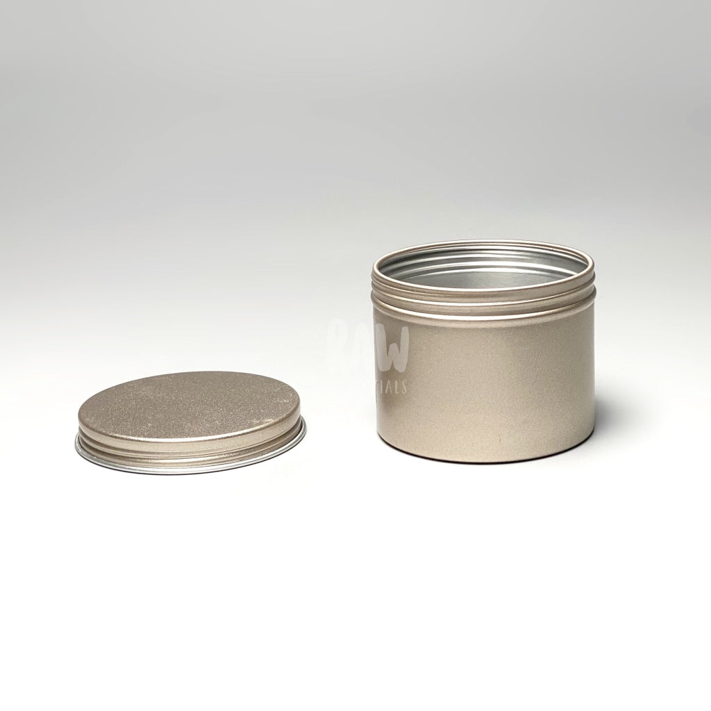 100G Aluminum Jar Light Gold Packaging